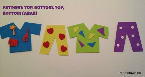 mix and match pajama game, craft