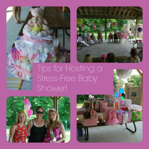 tips for hosting a baby shower, no stress